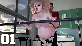 The Gain Trials &num;01 - Blonde BBW Gets Fucked While Her Big Tits Lactate - 3D Porn Games
